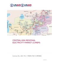 USAID/Tehnička podrška razvoju tržišta električne energije u centralnoj Aziji - CAREM