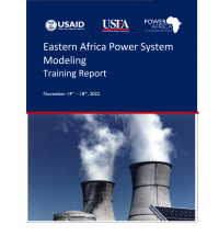 Eastern Africa Power System Modelling