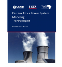 Istočna Afrika – Modelovanje elektroenergetskih sistema