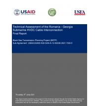 Technical Assessment of the Romania - Georgia Submarine HVDC Cable Interconnection (Phase I and Phase II)