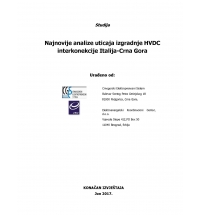 Analyses for Commissioning of the HVDC Italy-Montenegro Interconnection - Updated Study