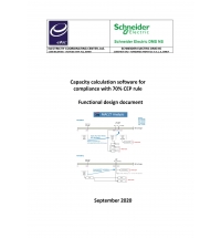 Capacity Calculation Software for Compliance with 70% CEP Rule