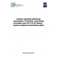 Analysis of the Construction of Existing Budva Substation Introducing a Busbar Section Disconnector, as well as the Increase of the Transmission Capacity of OHL 110kV Budva-Lastva