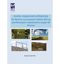 Analize mogućnosti priključenja VE Morine na prenosni sistem BiH sa utvrđivanjem maksimalne snage VE Morine