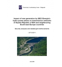 Impact of new generation by SECI Energia’s hydro power plants on transmission networks of Srpska Republic of BiH and neighboring South-East Europe countries - Security analyses and needed grid reinforcements -