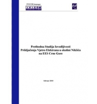 Prefeasibility study for technical solution of connection of wind farms (72MW) to the EPS of Montenegro