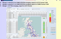 The possibility of hybrid merging UCT & CGMES datasets in TNA software