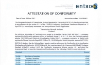 TNA Software Obtained the ENTSO-E Attestation of Conformity for CGMES Data Format
