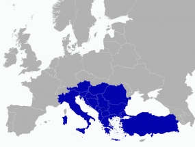 Southeast Europe, Austria and Italy